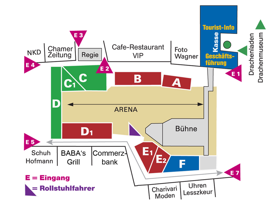 Tribünenplan